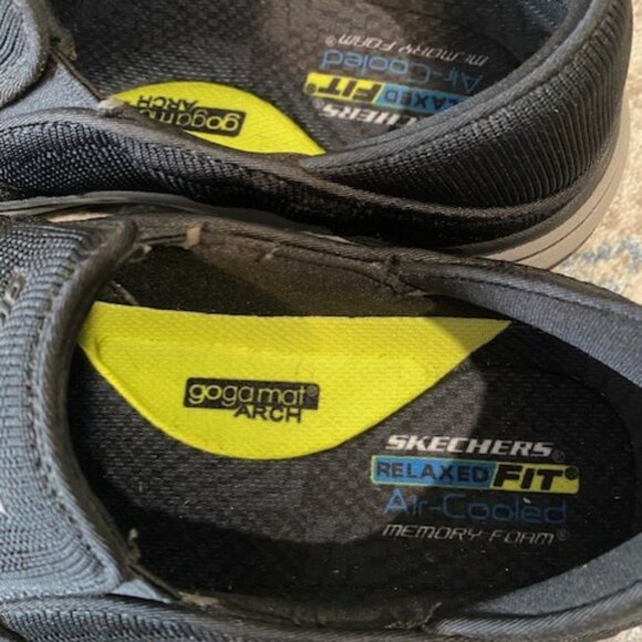 Skechers Black Slip-On Loafers - Picture 3 of 6